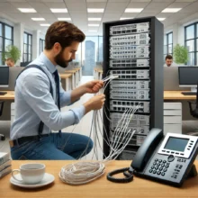 Instalação de PABX