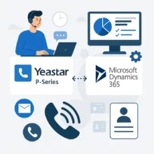 Yeastar Anuncia Integração com Microsoft Dynamics 365 CRM em Atualização do P-Series